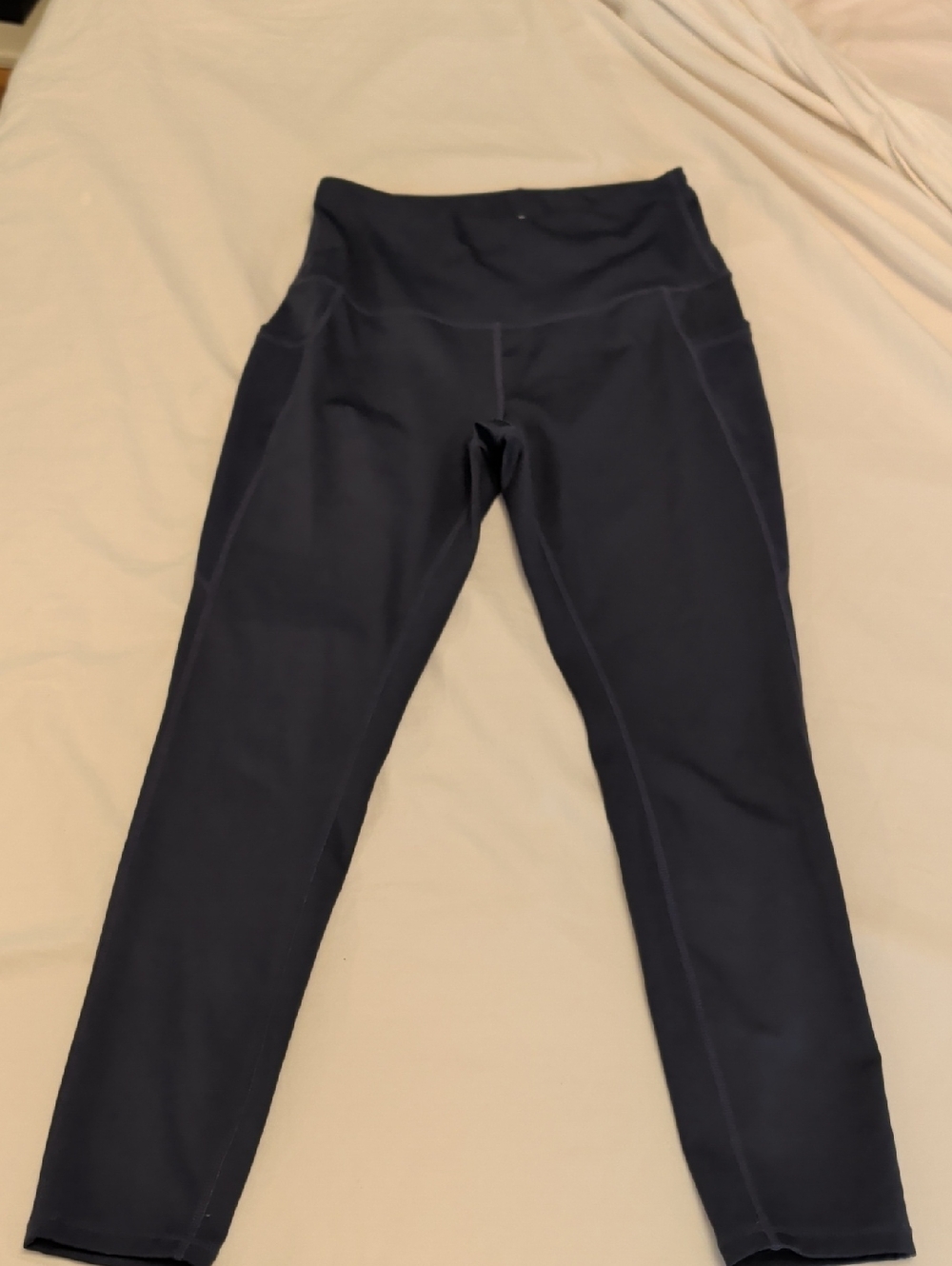High-Waist Blue Leggings for Women